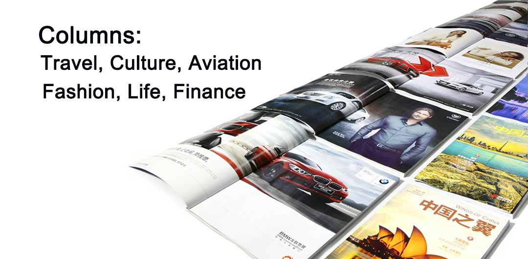 Air China inflight magazine advertising